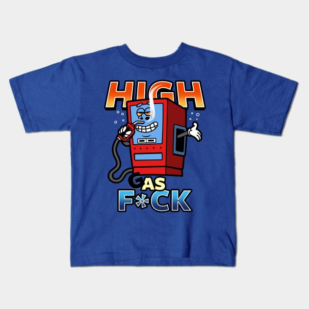 Funny Original High Inflation Expensive Gas Economy Cartoon Funny Meme Kids T-Shirt by BoggsNicolas